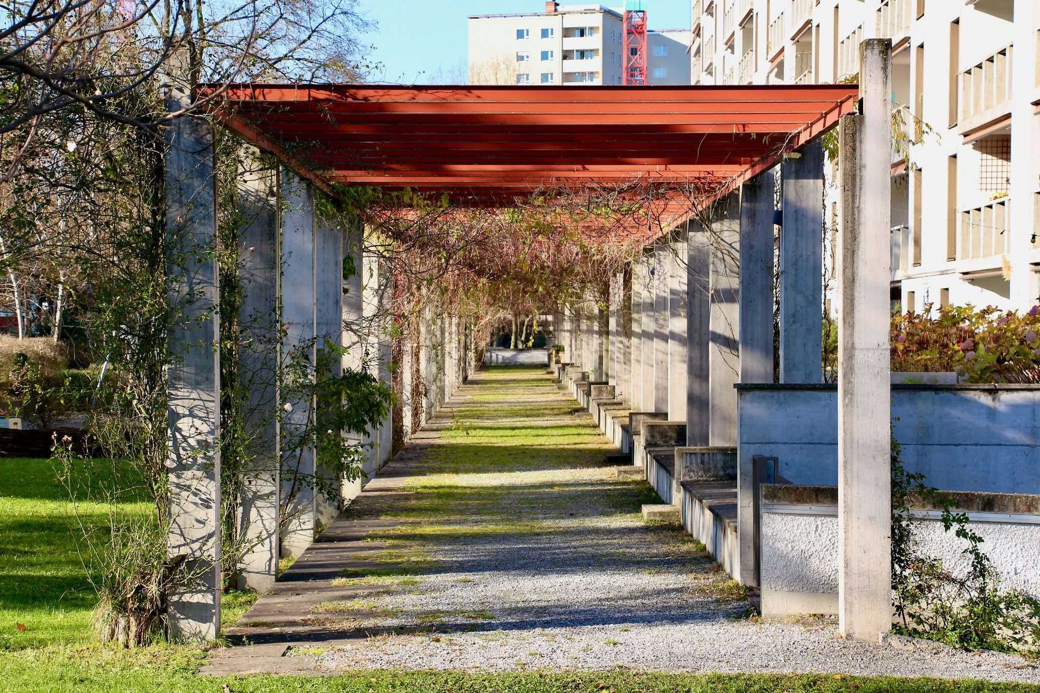 Foto der Pergola beim Märkli-Bau